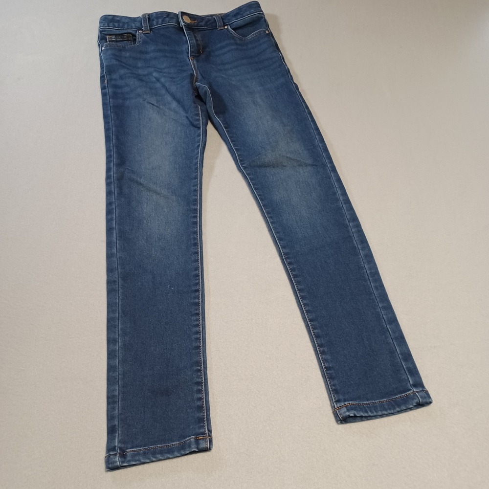 Wonder Nation Girls Skinny Jeans Blue Denim Stretch Size 12 WG31100012957A
